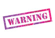 Warning stamp symbol, label sticker sign button, text banner vector illustration