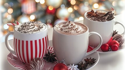 Sticker - Set up a hot chocolate bar with an assortment of toppings and flavors for everyone to enjoy after