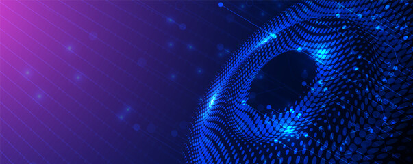 Abstract vector background. Futuristic technology style. Elegant background for business tech presentations. Vector art.