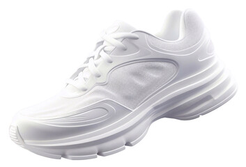 white running shoes, footwear, sneaker, fashion isolated background.