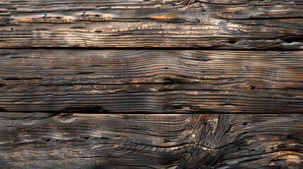 Wall Mural - Vintage wooden texture background in close-up. Natural old wood pattern. Ideal for rustic design and creative projects. High-resolution image. AI