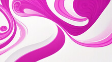 Solid White Background With Magenta Swirls