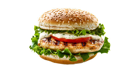 Juicy Grilled Chicken Burger