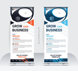 Wall Mural - Business Conference Rollup Banner, Corporate Banner Design