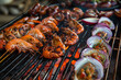 Grilled seafood fiesta with fresh catches and exotic marinades  