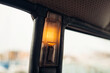 Old and vintage car interior light lamp