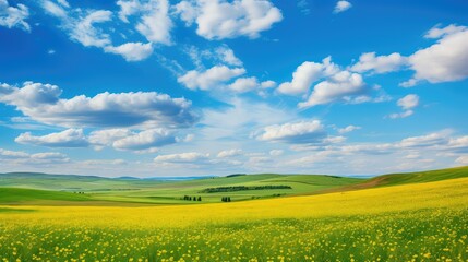 Canvas Print - sky sunny backdrop In the second photograph