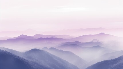 Wall Mural - mountain purple grey