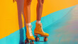 © Taiwo - Vintage retro roller skating rink