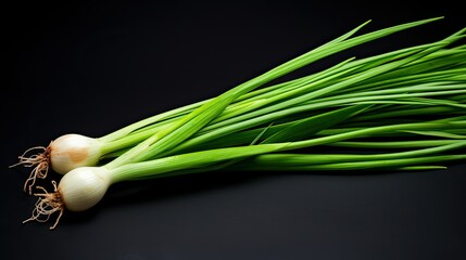 Canvas Print - ingredient green onion isolated