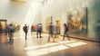 © vectorwin - viewers blurred interior exterior painting