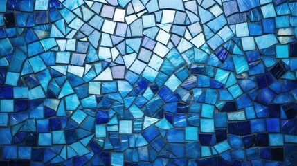 mosaic blue design background