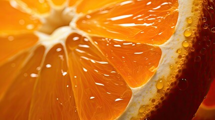 Poster - zest color orange fruit