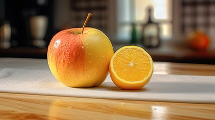 Sticker - kitchen whole apple fruit