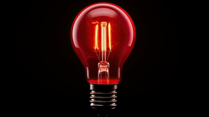 Poster - powerful neon light bulb