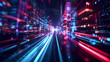 © Tanakorn - Futuristic Kinetic Cityscape Backdrop for Political Campaign Visuals