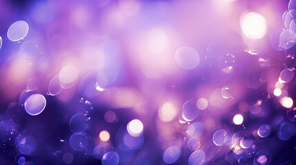 Wall Mural - lights purple bokeh background