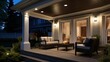 minimalist porch lighting