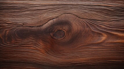 Poster - richness dark brown wood grain