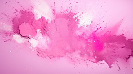 Sticker - darker pink splash background