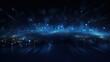 © vectorwin - night navy blue technology background