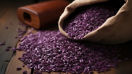 Poster - healthy purple rice