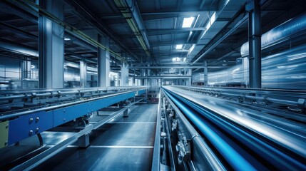 Poster - steel interior conveyor belt