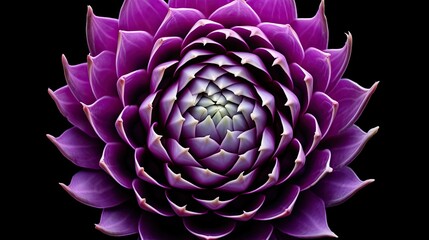 Canvas Print - vibrant artichoke flower