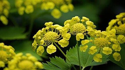 Poster - vibrant golden alexanders