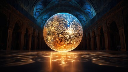 Poster - luminosity sphere of light