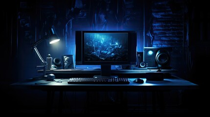 screen computer dark