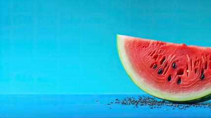 Canvas Print - fresh isolated watermelon background