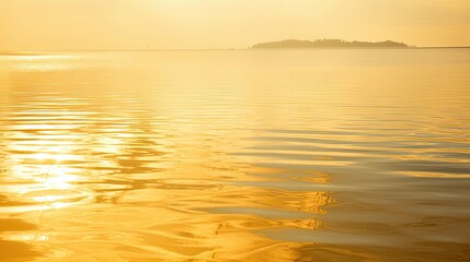 Wall Mural - serene light gold gradient