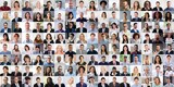 Fototapeta Panele - Multi-Collage of People with Business