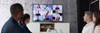© Andrey Popov - Business Video Conference Online Meeting