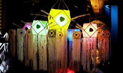 Beautiful Vesak lantern on Sri Lanka