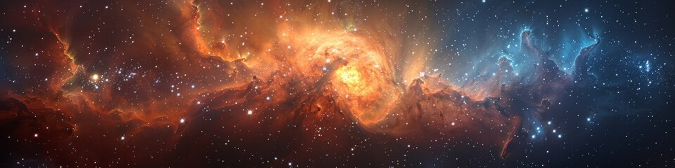Milky way Galaxy with Stars and space dust in the Universe.