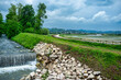 River engineering works for flood protection and hydraulic and reclamation projects