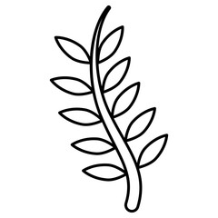 Sticker - branch leaves icon