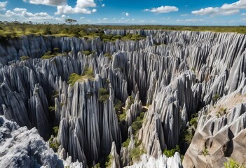 Wall Mural - A view of the Tsingy de Bemaraha in Madagascar