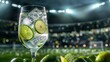 Mojito summer drink in football stadium (Olympic)