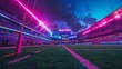 © MAY - Football Stadium Fan Experience: Images portraying the fan experience at an empty football stadium