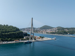 Canvas Print - Franjo Tudjman Bridge - Croatia