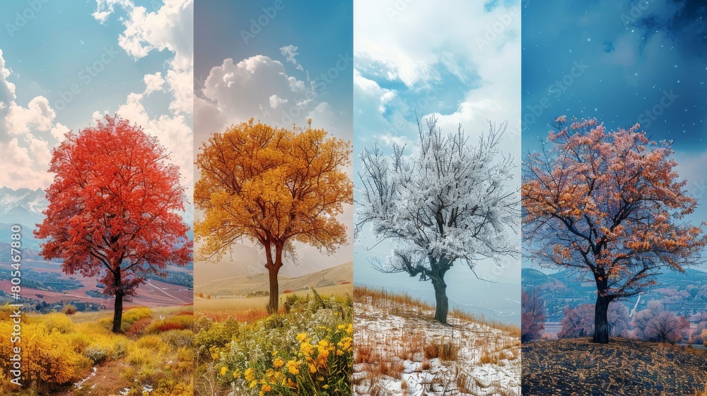 Behold the breathtaking spectacle of all four seasons in this ...