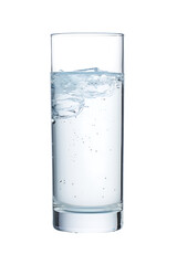 Wall Mural - glass of water On a transparent background, PNG is easy to use.