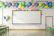 Teacher's Day Celebration: Classroom Mockup Template
