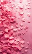 © goami - pink background with romantic heart shapes, valentines day and love wallpaper concept, creative dreamy backdrop