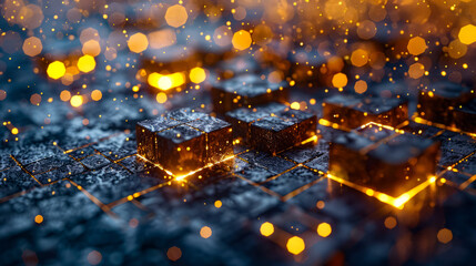 Digital blockchain network with interconnected cryptographic chain links