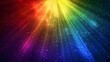 © Media Srock - Beautiful radiating rainbow colored light background