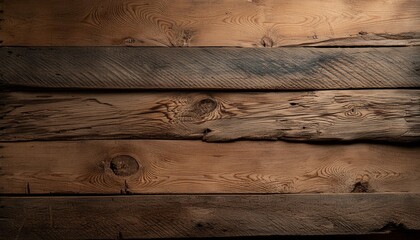 Poster - old wood planks textures isolated for design